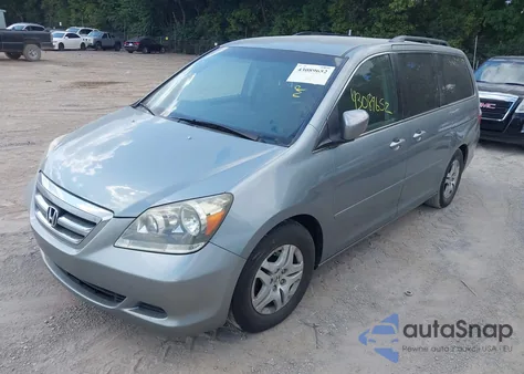 2005 Honda Odyssey Ex from USA, damaged, VIN 5FNRL38445B075509